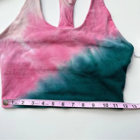 Wildfox Active Riley Crop Bra Tanktop Tie Dye Small - Picture 9 of 12